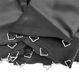 10pcs/Set Stainless Steel Triangle Rings Buckle 1.5" Loop Ring V-rings Straps Trampoline Mat Parts Replacement Repair Supplies