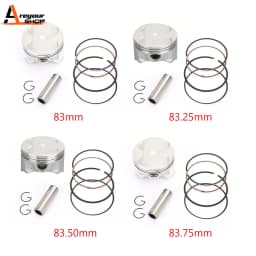 Areyourshop Piston Ring Pin Clip Kit For Suzuki AN400 Burgman 1999-2006 12111-15F00-0F0 Motor Parts