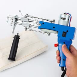 5M Tufting Gun Cloth Backing Fabric Using Rug Width 5m Loop Pile Cut Loop Pile Carpet Cloth EU Plug TD-01 TD-02 Knitting Tools