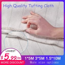 5M Tufting Gun Cloth Backing Fabric Using Rug Width 5m Loop Pile Cut Loop Pile Carpet Cloth EU Plug TD-01 TD-02 Knitting Tools
