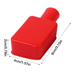 2pcs PVS Car Battery Battery Terminal Protective Covers Positive And Negative Insulating Battery Replacement Cover Caps Impart
