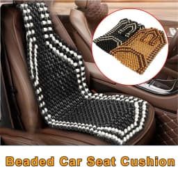 Universal Summer Cool Wood Wooden Bead Seat Cover Massage Cushion Chair Cover Car Auto Office Home 2 Colors Car Accessories