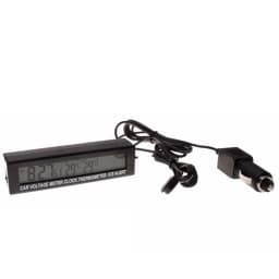 Adeeing EC88 Car Thermometer Clock Voltmeter Electronic Clock Two-color Electronic Thermometer