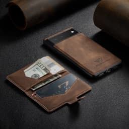 Case For Google Pixel 7 6 Pro Pixel 6 Leather Wallet Card Solt Bag Magnetic case for Google Pixel 5A 5G
