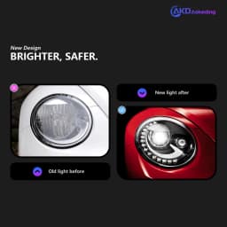 AKD Head Lamp for VW Beetle LED Headlight 1998-2021 Headlights Beetle DRL Turn Signal High Beam Angel Eye Projector Lens