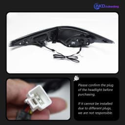 AKD Tail Lamp for Mazda 3 Axela Sedan LED Tail Light 2014-2018 Axela Sedan Rear Fog Brake Turn Signal Automotive Accessories