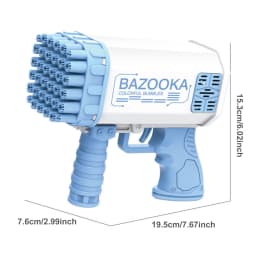 36 Holes Bubble Blower For Toddlers Electric Bubble Guns Machine For Kids Electric BubbleRocket For Party Favors Summer