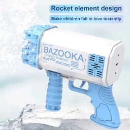 36 Holes Bubble Blower For Toddlers Electric Bubble Guns Machine For Kids Electric BubbleRocket For Party Favors Summer