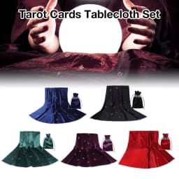 High Quality Tarot Cards Tablecloth Set Washable Durable Embroidery Table Cloth With Storage Bag