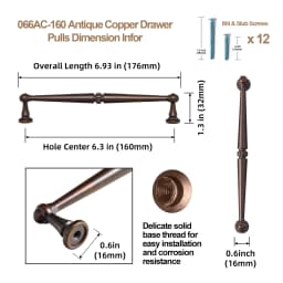 Traditional Vintage Antique Yellow Bronze Cabinet Handles Kitchen Cupboard Pulls Drawer Knobs Kitchen door handles and knobs