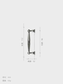 Traditional Vintage Antique Yellow Bronze Cabinet Handles Kitchen Cupboard Pulls Drawer Knobs Kitchen door handles and knobs