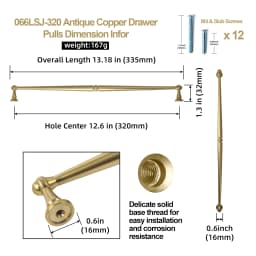Traditional Vintage Antique Yellow Bronze Cabinet Handles Kitchen Cupboard Pulls Drawer Knobs Kitchen door handles and knobs