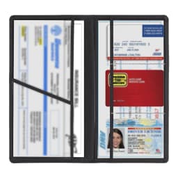 Car Auto Driver License Cover PU Leather Credit Cards Car Registration Insurance Car Driving Documents Holder Protective Case