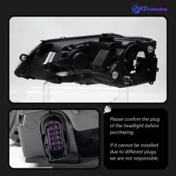 AKD Head Lamp for VW Jetta Sagitar MK6 LED Headlight 2011-2018 Headlights MK6 DRL Turn Signal High Beam Angel Eye Projector