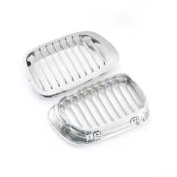 Chrome Front Kidney Grill For 1999-2002 BMW E46 3 Series 325Ci 330Ci Convertible