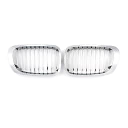 Chrome Front Kidney Grill For 1999-2002 BMW E46 3 Series 325Ci 330Ci Convertible