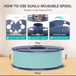 SUNLU PLA Matte 10KG1.75mm ±0.03mm 1KG/2.2LBS 3D Printer Filament PLA High Transparency Fast 2-7 Days Delivery RoHS Reach
