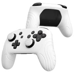 PlayVital Samurai Edition Ergonomic Silicone Skin Protective Case W/2 Thumb Grips for Nintendo Switch Pro Controller