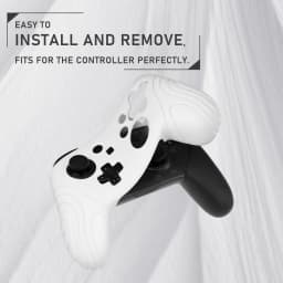 PlayVital Samurai Edition Ergonomic Silicone Skin Protective Case W/2 Thumb Grips for Nintendo Switch Pro Controller