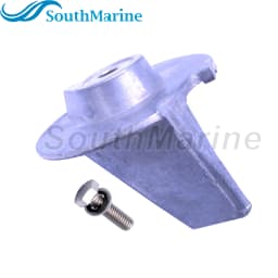 Boat Egnine 3V1-60217-0 3V1602170 853762T01 Trim Tab Anode for Tohatsu Nissan Mercury Evinrude Johnson 6/8/9.8/9.9/15/18/20HP
