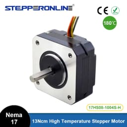 STEPPERONLINE High Temperature Nema 17 Stepper Motor 16Ncm 1A 4-Lead 17HS08-1004S Motor for CNC Extruder 3D Printer