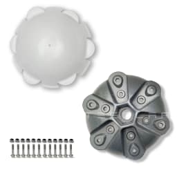 3/5/6 Wind Vanes Blades Screws & Nuts Kit Diameter 135mm Wheel Hub For100w To 600W Small Horizontal Wind Turbine Accessories