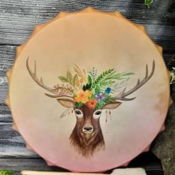 Shaman Drums For Adults Handmade Elk Drum Percussion Instrument Siberian Spirit Music Drums Hand Drum Set For Kids And Adults