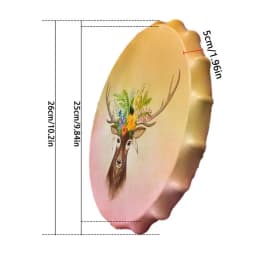 Shaman Drums For Adults Handmade Elk Drum Percussion Instrument Siberian Spirit Music Drums Hand Drum Set For Kids And Adults