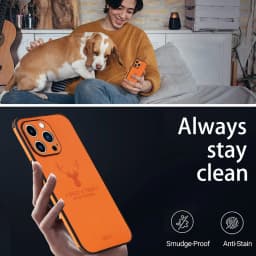 DEER Case For iPhone 14 13 12 11 Pro Max Plus Mini X XR XS Luxury Leather Texture Square Frame Silicone Bumper Shockproof Cover