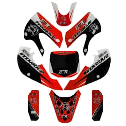 Racing Motorcy Plastic Fender Body Kits Decal Stickers Pit Bike For KAWASAKI KLX110 DRZ 110 KX65