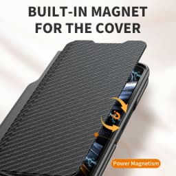 for Samsung Galaxy Z Fold 4 3 Case with S Pen Holder, Credit Card Holder Hinge Protection Leather Wallet Case for Galaxy Z Fold4