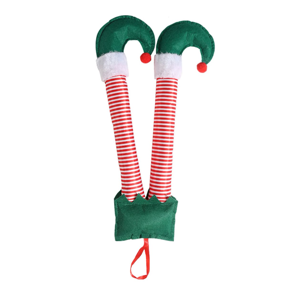 Elf Legs Christmas Tree Decorations Plush Santa Elf Leg Christmas Tree Ornament Stuffed Legs Stuck In Tree For Home Party