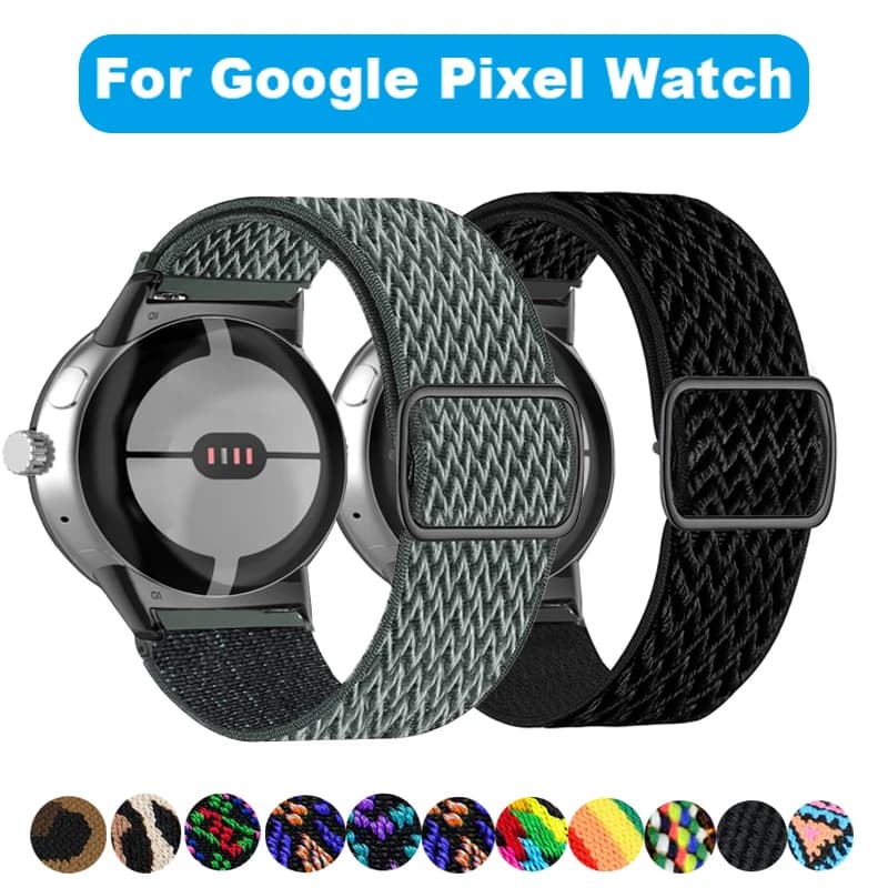 Scrunchie Bands For Google Pixel watch Band Smartwatch Accessories Elastic Nylon Loop Bracelet Correa Pixel watch Strap