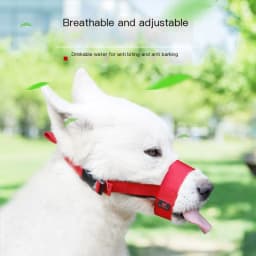 Pet Muzzle Dog Muzzle For Short-snouted Dogs Breathable Mask For Summer Anti-barking Device Adjustable Sturdy Fit Accessories