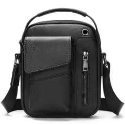 WESTAL Crazy Horse Leather Shoulder Bags for Men Crossbody Bags Purse My Order USB Charging Messenger Bags Leather Handbags Man
