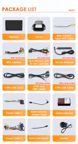 Hizpo Car Radio 2 Din Multimedia Player For Ford Kuga 2 Escape 2013-2017 9'' Android Auto Stereo GPS Navigation DSP RDS AI Voice