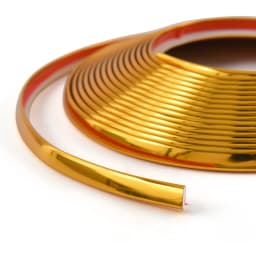 Art3d 20ft Outside Vinyl Corner Trim Peel and Stick for Tile and Wall Edges, Furniture Decoration Rose Gold