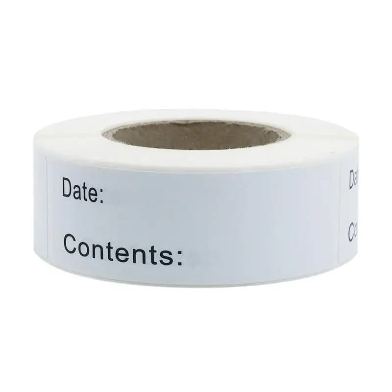 SelfAdhesive Removable Freezer Food Labels Easy Clean Leaves No Cooler Food Storage Freezer Sticker Plastic Paper