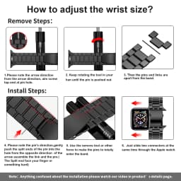 Stainless Steel Strap For Apple Watch Ultra4 Band 49mm Smart Watch Metal Bracelet iWatch 12 11 7 6 5 4 SE 8 45mm 38mm 40mm 44mm