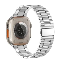 Stainless Steel Strap For Apple Watch Ultra4 Band 49mm Smart Watch Metal Bracelet iWatch 12 11 7 6 5 4 SE 8 45mm 38mm 40mm 44mm