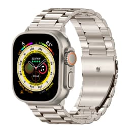 Stainless Steel Strap For Apple Watch Ultra4 Band 49mm Smart Watch Metal Bracelet iWatch 12 11 7 6 5 4 SE 8 45mm 38mm 40mm 44mm