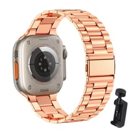 Stainless Steel Strap For Apple Watch Ultra4 Band 49mm Smart Watch Metal Bracelet iWatch 12 11 7 6 5 4 SE 8 45mm 38mm 40mm 44mm