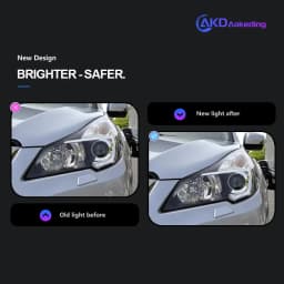 AKD Head Lamp for Subaru Legacy Outback LED Headlight 2010-2016 Headlights Outback DRL Turn Signal High Beam Angel Eye Projector