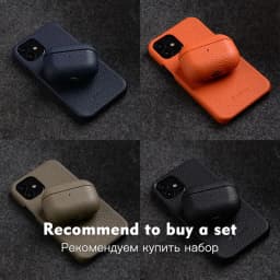 For AirPods Pro 2 Case Genuine Leather Bluetooth Earphone Accessories For AirPods 3 2 Lychee Pattern Natural Cow Cases