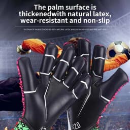 6 -10 Yards Children's Football Goalkeeper Gloves Professional Sports Equipment Adult Training Men's Kids Soccer Latex Gloves