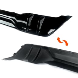 For BMW G05 X5 M Sport Bumper Front and Rear Lip Diffuser X5 Splitter Rear Diffuser 2018-2022 Gloss Black Carbon Fiber Look