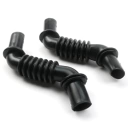 2PCS Power Window Door Jamb Wiring Boots Accordion Style Z 4" Long 3/4 Hole