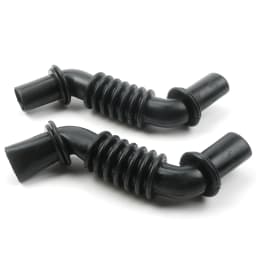 2PCS Power Window Door Jamb Wiring Boots Accordion Style Z 4" Long 3/4 Hole