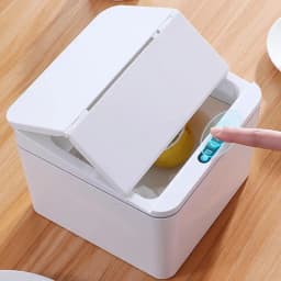 Self Sealing Trash Can 4L Trash Cans For Kitchen Touchless Bathroom Trash Can With Lid Automatic Motion Sensor Smart Trash Bin