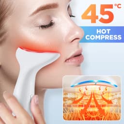 Neck Face Beauty Machine Lifting 3/7 Light Therapy Facial Massager Skin Tightening & Rejuvenation Wrinkle Double Chin Removal
